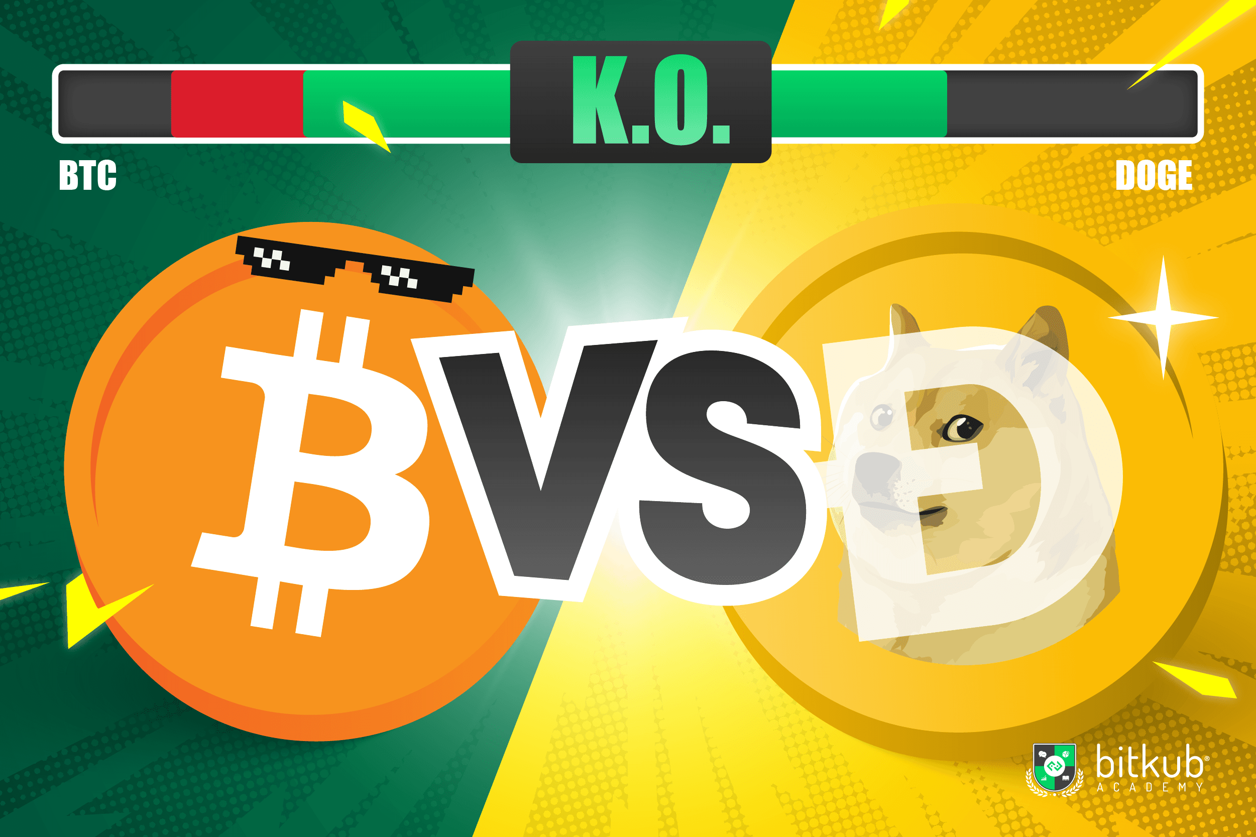 BTC v.s. DOGE