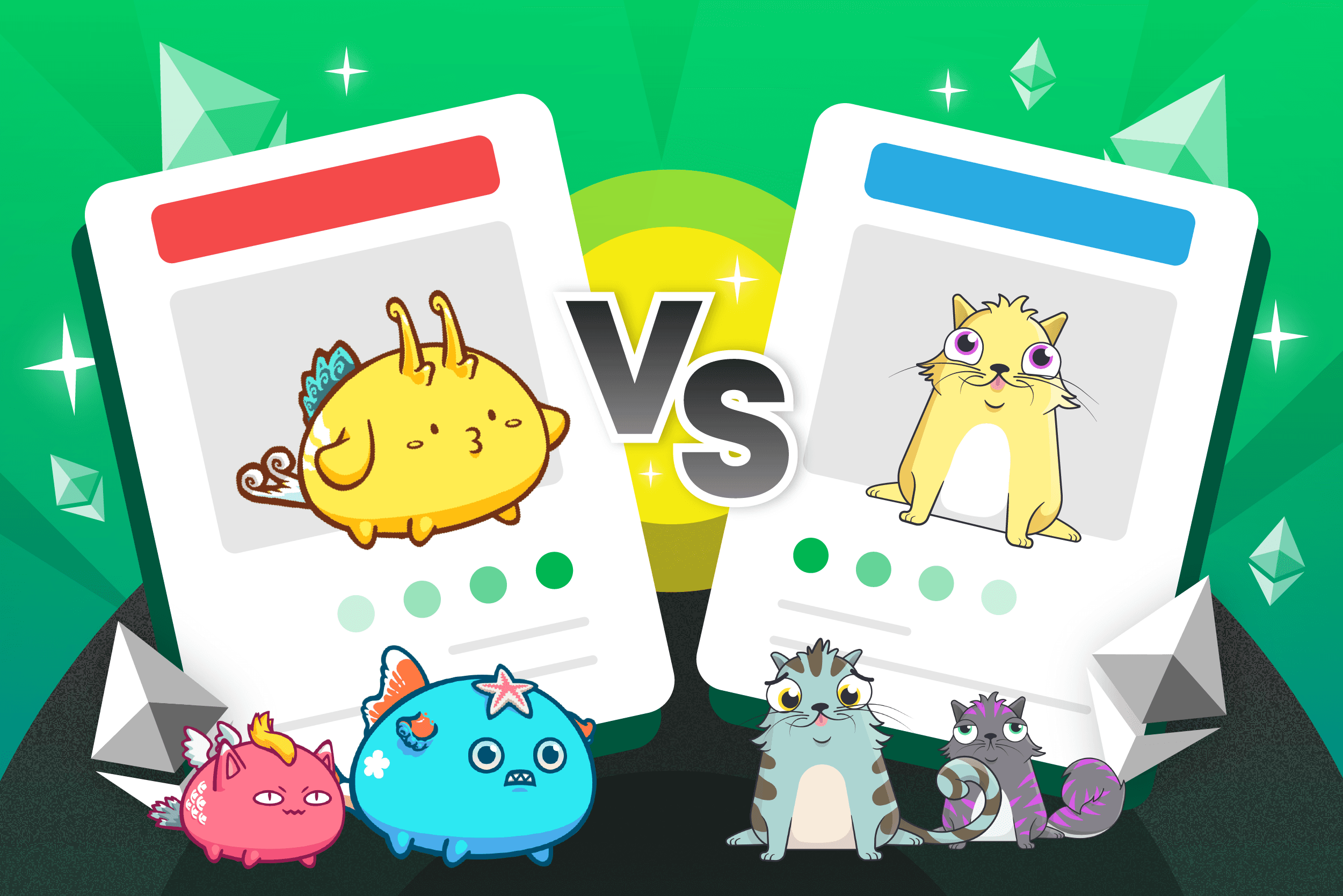 Axie Infinity v.s. CryptoKitties